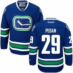 Andrey Pedan Youth Reebok Vancouver Canucks Authentic Royal Blue Alternate Jersey