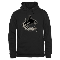 NHL Vancouver Canucks Black Rink Warrior Pullover Hoodie