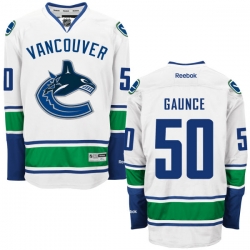 Brendan Gaunce Youth Reebok Vancouver Canucks Authentic White Away Jersey