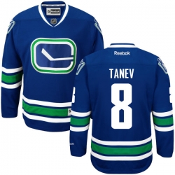 Chris Tanev Youth Reebok Vancouver Canucks Authentic Royal Blue Alternate Jersey