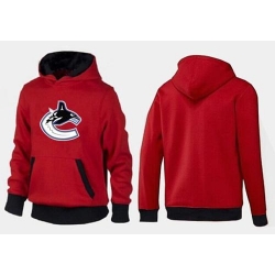 NHL Vancouver Canucks Big & Tall Logo Pullover Hoodie - Red/Black