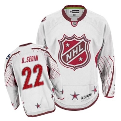 Daniel Sedin Reebok Vancouver Canucks Authentic White 2011 All Star NHL Jersey