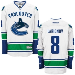 Igor Larionov Reebok Vancouver Canucks Authentic White Away NHL Jersey