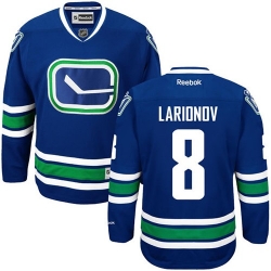 Igor Larionov Reebok Vancouver Canucks Authentic Royal Blue Third NHL Jersey