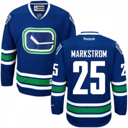 Jacob Markstrom Reebok Vancouver Canucks Premier Royal Blue Alternate Jersey