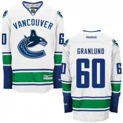 Markus Granlund Reebok Vancouver Canucks Authentic White Away Jersey