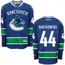 Matt Bartkowski Reebok Vancouver Canucks Premier Royal Blue Home Jersey
