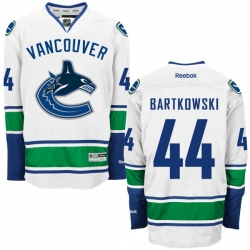 Matt Bartkowski Reebok Vancouver Canucks Premier White Away Jersey