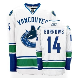Alex Burrows Youth Reebok Vancouver Canucks Authentic White Away NHL Jersey