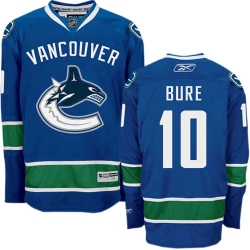 Pavel Bure Reebok Vancouver Canucks Authentic Navy Blue Home NHL Jersey