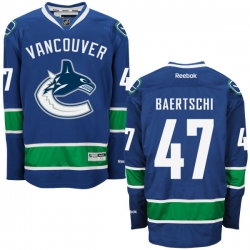 Sven Baertschi Youth Reebok Vancouver Canucks Authentic Royal Blue Home Jersey