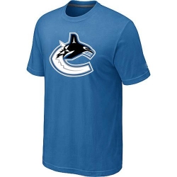 NHL Vancouver Canucks Big & Tall Logo T-Shirt - Light Blue