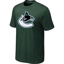 NHL Vancouver Canucks Big & Tall Logo T-Shirt - Dark Green