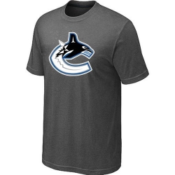 NHL Vancouver Canucks Big & Tall Logo T-Shirt - Dark Grey