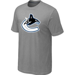 NHL Vancouver Canucks Big & Tall Logo T-Shirt - Grey