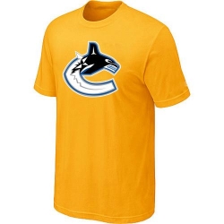 NHL Vancouver Canucks Big & Tall Logo T-Shirt - Yellow