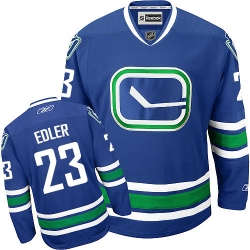 Alexander Edler Reebok Vancouver Canucks Authentic Royal Blue Third NHL Jersey