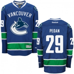 Andrey Pedan Reebok Vancouver Canucks Authentic Royal Blue Home Jersey