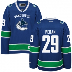 Andrey Pedan Women's Reebok Vancouver Canucks Authentic Royal Blue Home Jersey