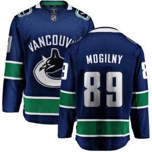 Alexander Mogilny Men's Fanatics Branded Vancouver Canucks Breakaway Blue Home Jersey