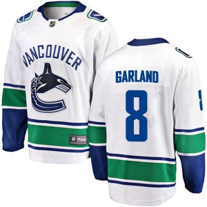 Conor Garland Youth Fanatics Branded Vancouver Canucks Breakaway White Away Jersey