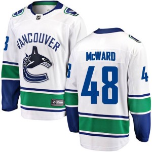 Cole McWard Youth Fanatics Branded Vancouver Canucks Breakaway White Away Jersey