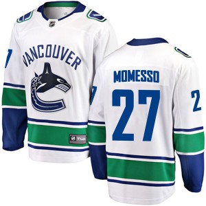 Sergio Momesso Youth Fanatics Branded Vancouver Canucks Breakaway White Away Jersey