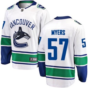Tyler Myers Youth Fanatics Branded Vancouver Canucks Breakaway White Away Jersey