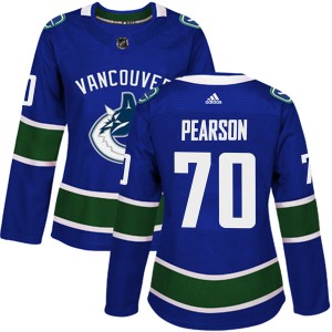 Tanner Pearson Women's Adidas Vancouver Canucks Authentic Blue Home Jersey