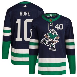 Pavel Bure Youth Adidas Vancouver Canucks Authentic Navy Reverse Retro 2.0 Jersey