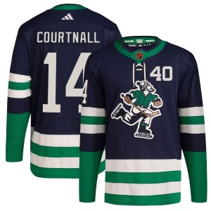 Geoff Courtnall Youth Adidas Vancouver Canucks Authentic Navy Reverse Retro 2.0 Jersey