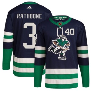 Jack Rathbone Youth Adidas Vancouver Canucks Authentic Navy Reverse Retro 2.0 Jersey