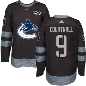 Russ Courtnall Youth Vancouver Canucks Authentic Black 1917-2017 100th Anniversary Jersey