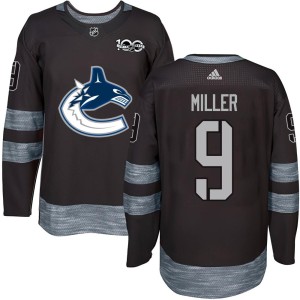 J.T. Miller Youth Vancouver Canucks Authentic Black 1917-2017 100th Anniversary Jersey