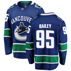 Justin Bailey Men's Fanatics Branded Vancouver Canucks Breakaway Blue Home Jersey