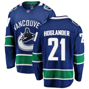 Nils Hoglander Men's Fanatics Branded Vancouver Canucks Breakaway Blue Home Jersey