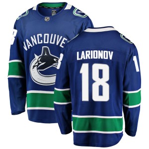 Igor Larionov Men's Fanatics Branded Vancouver Canucks Breakaway Blue Home Jersey