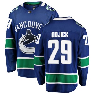 Gino Odjick Men's Fanatics Branded Vancouver Canucks Breakaway Blue Home Jersey