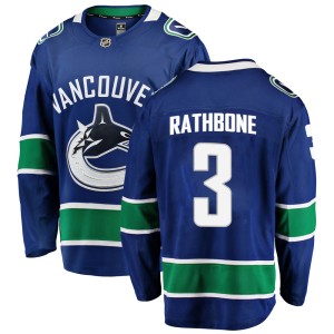 Jack Rathbone Men's Fanatics Branded Vancouver Canucks Breakaway Blue Home Jersey