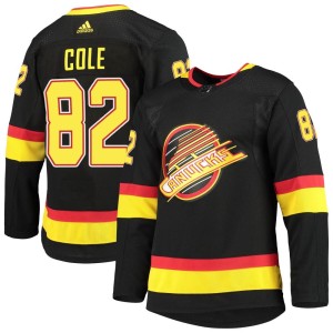 Ian Cole Youth Adidas Vancouver Canucks Authentic Black Alternate Primegreen Pro Jersey