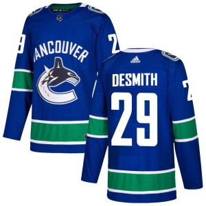 Casey DeSmith Youth Adidas Vancouver Canucks Authentic Blue Home Jersey