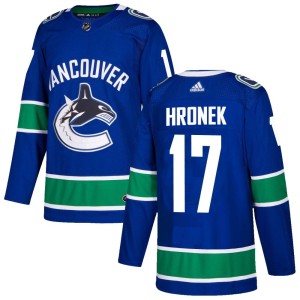 Filip Hronek Youth Adidas Vancouver Canucks Authentic Blue Home Jersey
