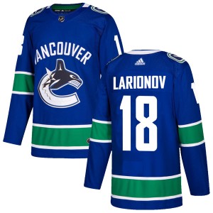 Igor Larionov Youth Adidas Vancouver Canucks Authentic Blue Home Jersey