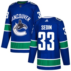 Henrik Sedin Youth Adidas Vancouver Canucks Authentic Blue Home Jersey