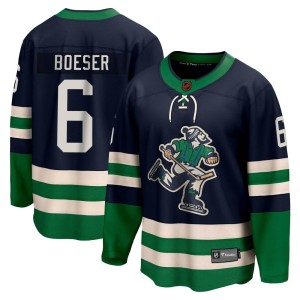 Brock Boeser Youth Fanatics Branded Vancouver Canucks Breakaway Navy Special Edition 2.0 Jersey