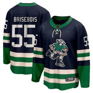 Guillaume Brisebois Youth Fanatics Branded Vancouver Canucks Breakaway Navy Special Edition 2.0 Jersey