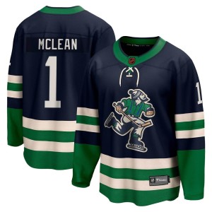 Kirk Mclean Youth Fanatics Branded Vancouver Canucks Breakaway Navy Special Edition 2.0 Jersey