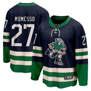 Sergio Momesso Youth Fanatics Branded Vancouver Canucks Breakaway Navy Special Edition 2.0 Jersey