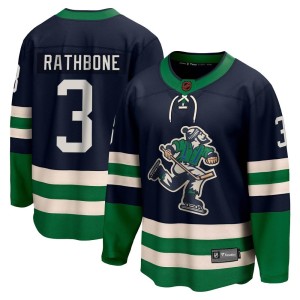 Jack Rathbone Youth Fanatics Branded Vancouver Canucks Breakaway Navy Special Edition 2.0 Jersey