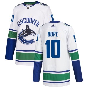 Pavel Bure Youth Adidas Vancouver Canucks Authentic White zied Away Jersey